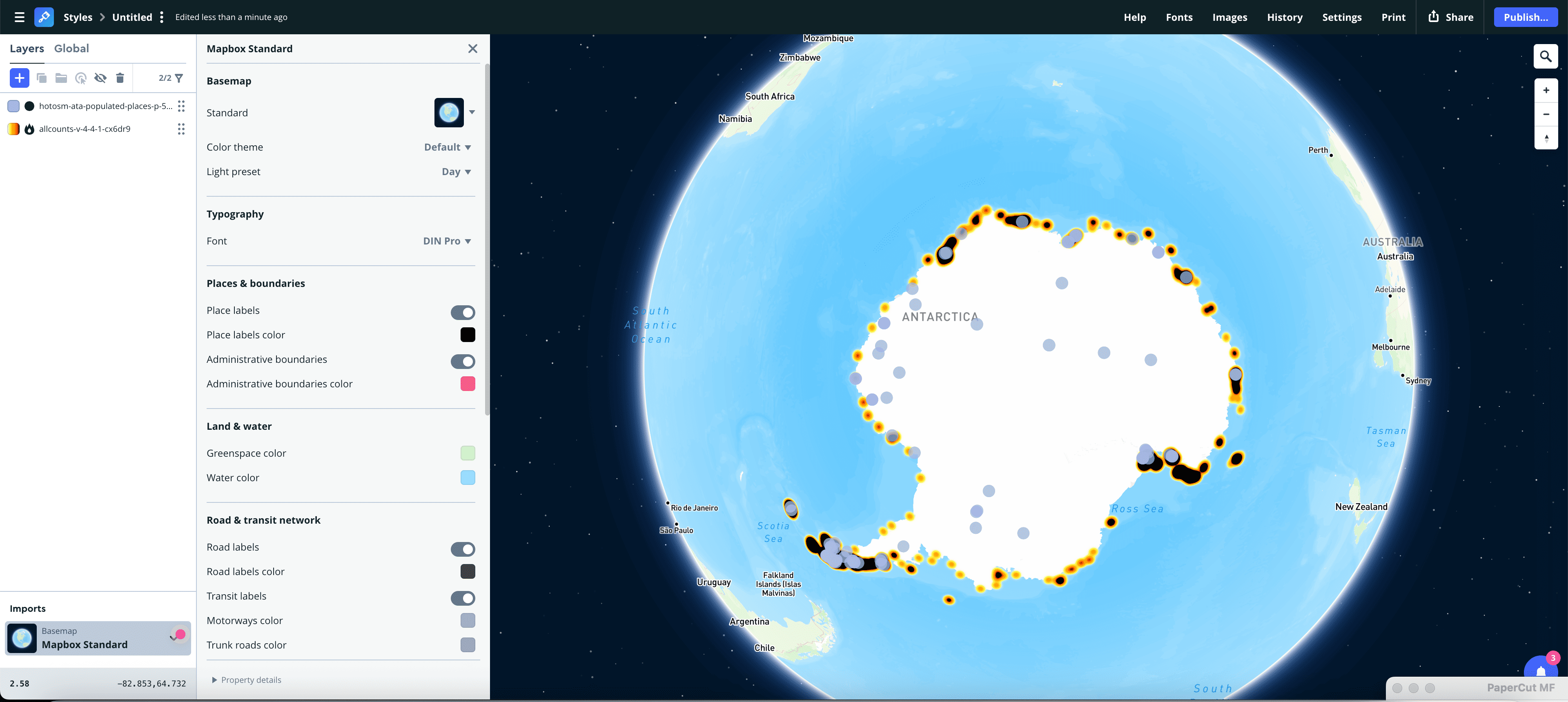 Bivariate Map Experiment
